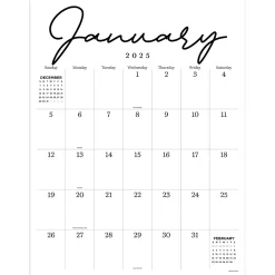 2025 TF Publishing Art Poster 22" x 17" Monthly Wall Calendar (25-8214)