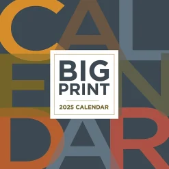 2025 TF Publishing Big Print 7" x 7" Monthly Wall Calendar (25-2111)