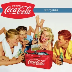 2025 TF Publishing Coca-Cola: Vintage Nostalgia 12" x 12" Monthly Wall Calendar (25-1105)
