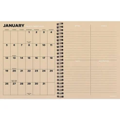 2025 TF Publishing Element Layers 6.5" x 8" Weekly & Monthly Planner, Paperboard Cover, Multicolor (25-9204)