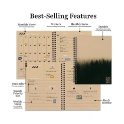 2024-2025 TF Publishing Elements Series Ombre Woods 6