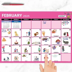 2025 TF Publishing Every Day's A Holiday 12" x 17" Monthly Desk Pad Calendar (25-8500)