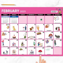 2025 TF Publishing Every Day's A Holiday 17" x 22" Monthly Desk Pad Calendar (25-8200)