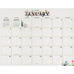 2025 TF Publishing Floral 17" x 22" Monthly Desk Pad Calendar (25-8202)