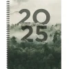 2025 TF Publishing Forest Mist 9" x 11" Weekly & Monthly Planner, Paperboard Cover, Multicolored (25-9700)