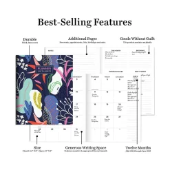 2024-2025 TF Publishing Funky Floral 6.5