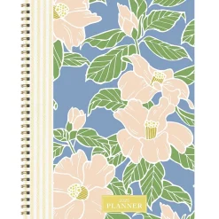 2025 TF Publishing Gardenia 9" x 11" Weekly & Monthly Planner, Paperboard Cover, Multicolored (25-9708)