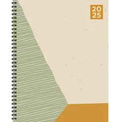 2025 TF Publishing Geometric 9" x 11" Weekly & Monthly Planner, Paperboard Cover, Multicolored (25-9702)