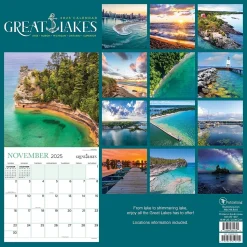 2025 TF Publishing Great Lakes 12" x 12" Monthly Wall Calendar (25-1037)