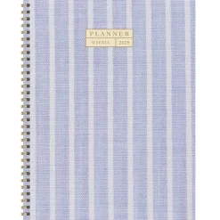 2025 TF Publishing Harper Blue 9" x 11" Weekly & Monthly Planner, Paperboard Cover, Multicolored (25-9710)
