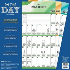 2025 TF Publishing On This Day 12" x 12" Monthly Wall Calendar (25-1125)