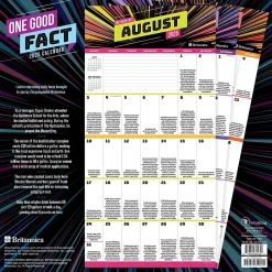 2025 TF Publishing One Good Fact 12" x 12" Monthly Wall Calendar (25-1126)