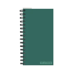 2024-2025 TF Publishing Sea Green 3.5" x 6.5" Academic Weekly & Monthly Planner, Paperboard Cover, Green (AY25-7504)