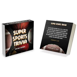 2025 TF Publishing Sports Facts & Trivia 5.25" x 5.25" Day-to-Day Calendar (25-3022)