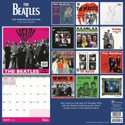 2025 TF Publishing The Beatles: Albums & Artwork 12" x 12" Monthly Wall Calendar (25-1101)
