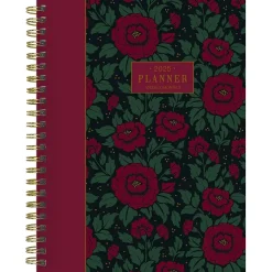 2025 TF Publishing Victorian Blooms 6.5" x 8" Weekly & Monthly Planner, Paperboard Cover, Multicolor (25-9222)