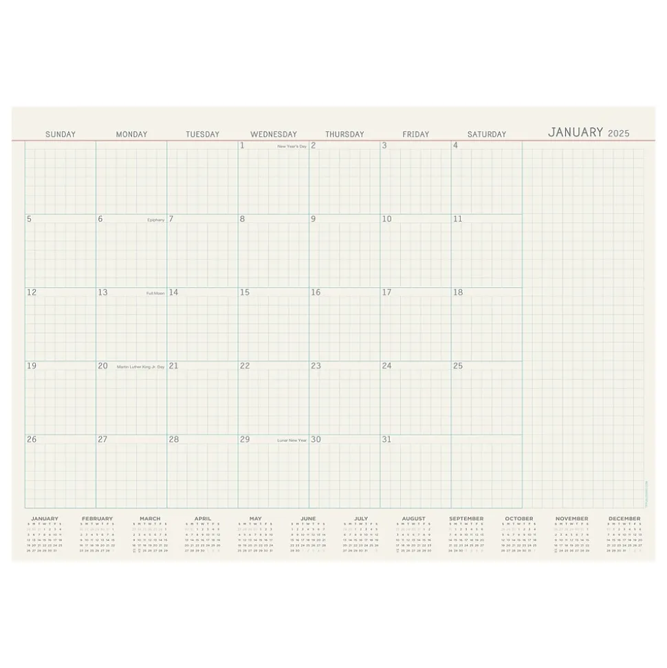 2025 TF Publishing Vintage Professional 12" x 17" Monthly Desk Pad Calendar (25-8504)