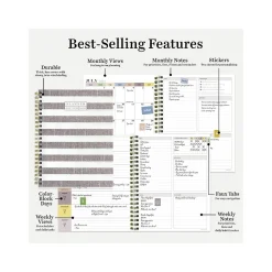2024-2025 TF Publishing White Lotus Series Seersucker Stripe 6