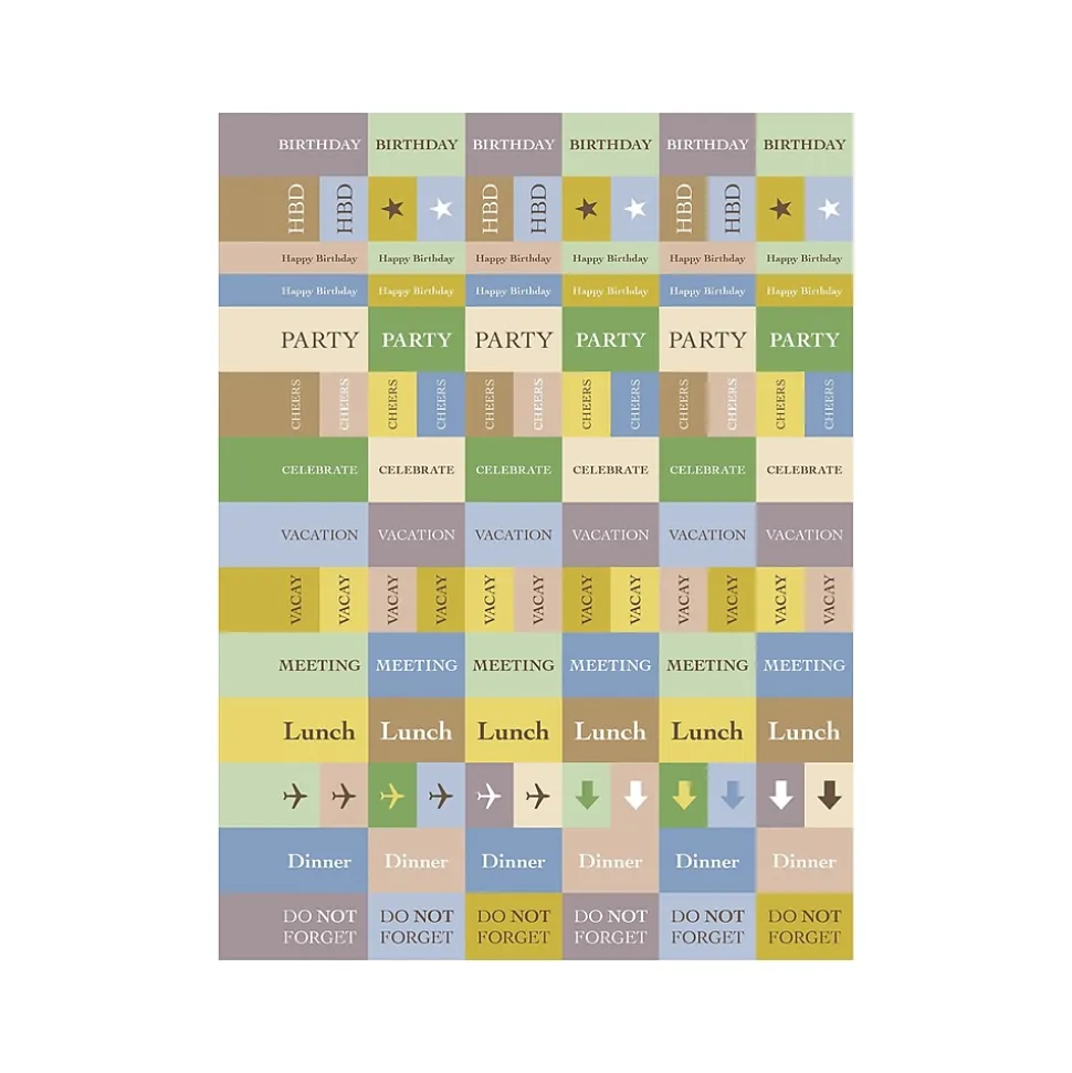 2024-2025 TF Publishing White Lotus Verde Fronds 6" x 8" Academic Weekly & Monthly Planner, Paperboard Cover (AY25-9210)