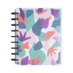 2024-2025 The Happy Planner Abstract Florals 7" x 9.25" Academic Monthly Planner, Plastic Cover, Multicolor (PPCD12-473)