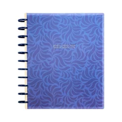 2024-2025 The Happy Planner Exotic Borders 8.5" x 11" Academic Weekly & Monthly Planner, Plastic Cover, Blue (PPBD12-167)