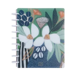 2024-2025 The Happy Planner Vivid Blooms 7" x 9.25" Academic Weekly & Monthly Planner, Plastic Cover, Multicolor (PPCD12-478)