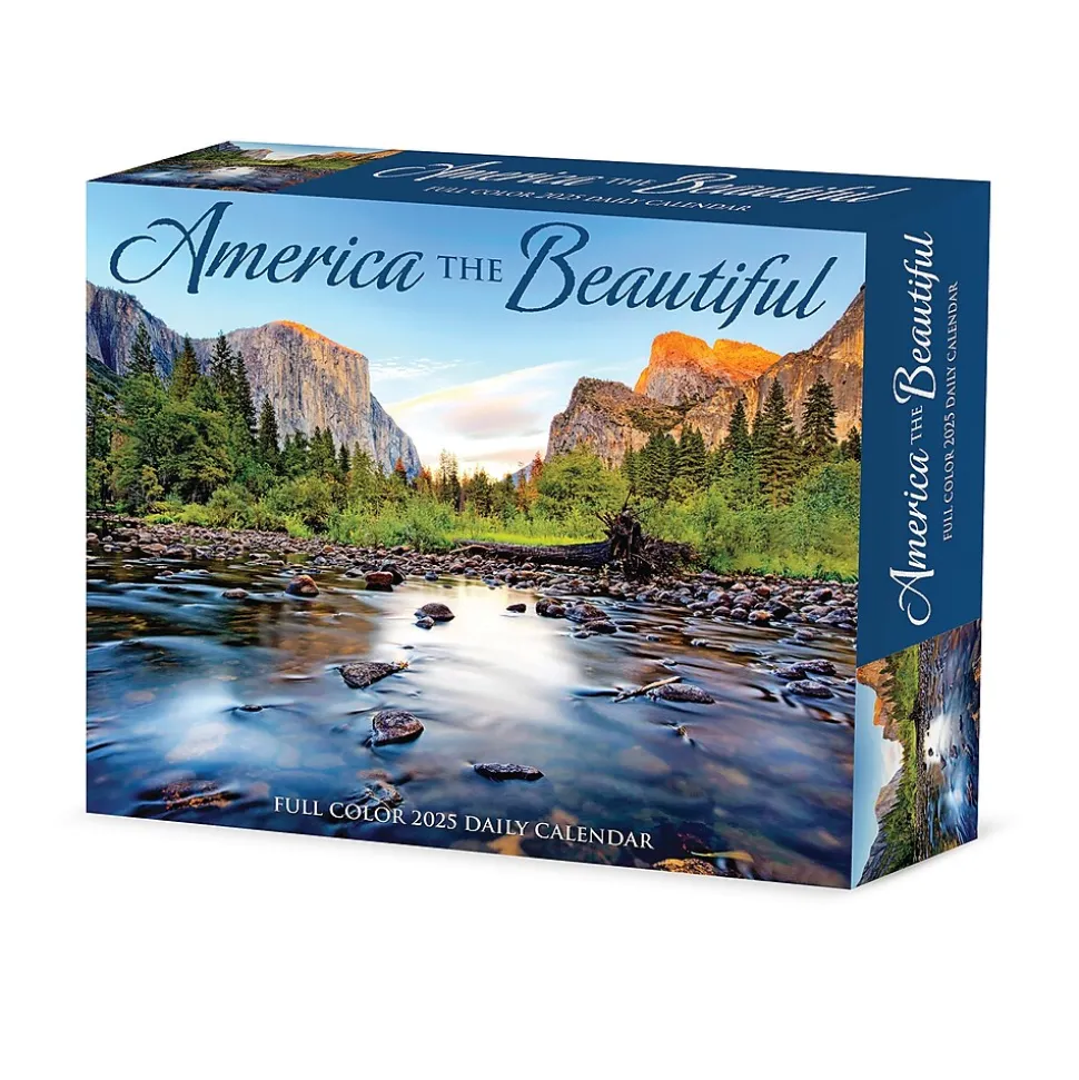 2025 Willow Creek America the Beautiful 5.4" x 6.2" Day-to-Day Calendar (40577)
