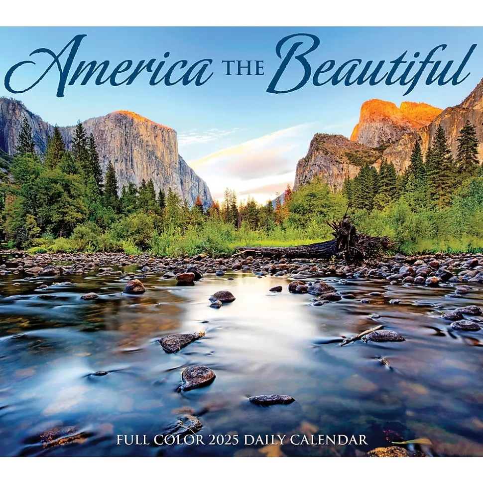 2025 Willow Creek America the Beautiful 5.4" x 6.2" Day-to-Day Calendar (40577)