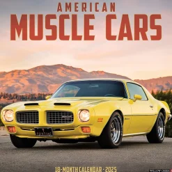 2025 Willow Creek American Muscle Cars 12" x 12" Monthly Wall Calendar (41345)