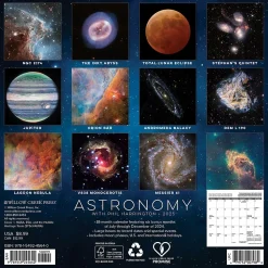 2025 Willow Creek Astronomy 7" x 7" Monthly Wall Calendar (45640)