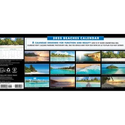 2025 Willow Creek Beaches 15" x 6.5" Yearly Panoramic Wall Calendar (48283)