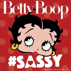 2025 Willow Creek Betty Boop 7" x 7" Yearly Wall Calendar (48047)