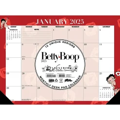 2025 Willow Creek Betty Boop 17" x 12" Monthly Desk Pad Calendar (47804)