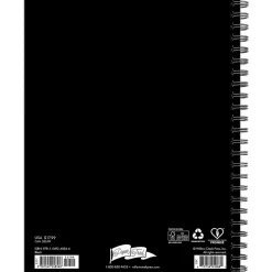 2025 Willow Creek Black 6.5" x 8.5" Academic Year Weekly Planner Cover, Black/Gray (48566)