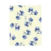 2024-2025 Willow Creek Blue Bell Floral 7.5" x 9.5" Academic Monthly Planner, Paper Cover, Yellow/Blue (47620)