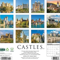 2025 Willow Creek Castles 12" x 12" Monthly Wall Calendar (42175)