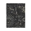 2024-2025 Willow Creek Celestial 6.5" x 8.5" Academic Weekly & Monthly Planner, Paper Cover, Black/Gold (47422)