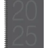 2025 Willow Creek Charcoal Gray 6.5" x 8.5" Weekly & Monthly Planner Cover (48825)