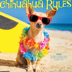 2025 Willow Creek Chihuahua Rules 12" x 12" Monthly Wall Calendar (42311)