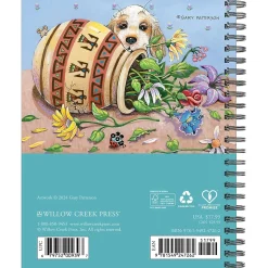2025 Willow Creek Dogs by Gary Patterson 8.5" x 6.5" Yearly Personal Organizer Cover (47262)