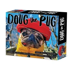 2025 Willow Creek Doug the Pug 6" x 5.5" Day-to-Day Calendar (40829)