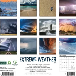 2025 Willow Creek Extreme Weather 12" x 12" Monthly Wall Calendar (42854)