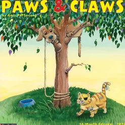 2025 Willow Creek Gary Patterson's Paws n Claws 12" x 12" Monthly Wall Calendar (44391)