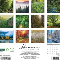 2025 Willow Creek Heaven Has a Forest 12" x 12" Monthly Wall Calendar (43325)