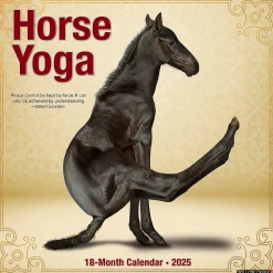 2025 Willow Creek Horse Yoga 12" x 12" Monthly Wall Calendar (43370)