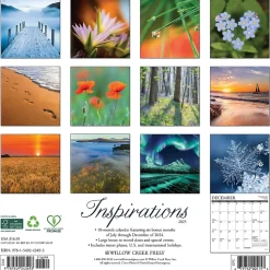 2025 Willow Creek Inspirations 12" x 12" Monthly Wall Calendar (43493)