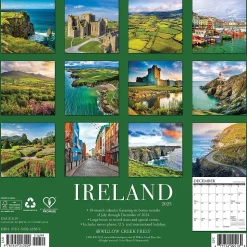 2025 Willow Creek Ireland 12" x 12" Monthly Wall Calendar (43509)