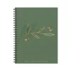 2024-2025 Willow Creek Ivy Green 6.5" x 8.5" Academic Weekly & Monthly Planner, Paper Cover, Green/Gold (47743)