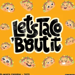 2025 Willow Creek Let's Taco About It 12" x 12" Yearly Wall Calendar (46623)