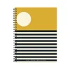 2024-2025 Willow Creek Modern Sunset 6.5" x 8.5" Academic Weekly & Monthly Planner, Paper Cover, Black/Yellow (47750)